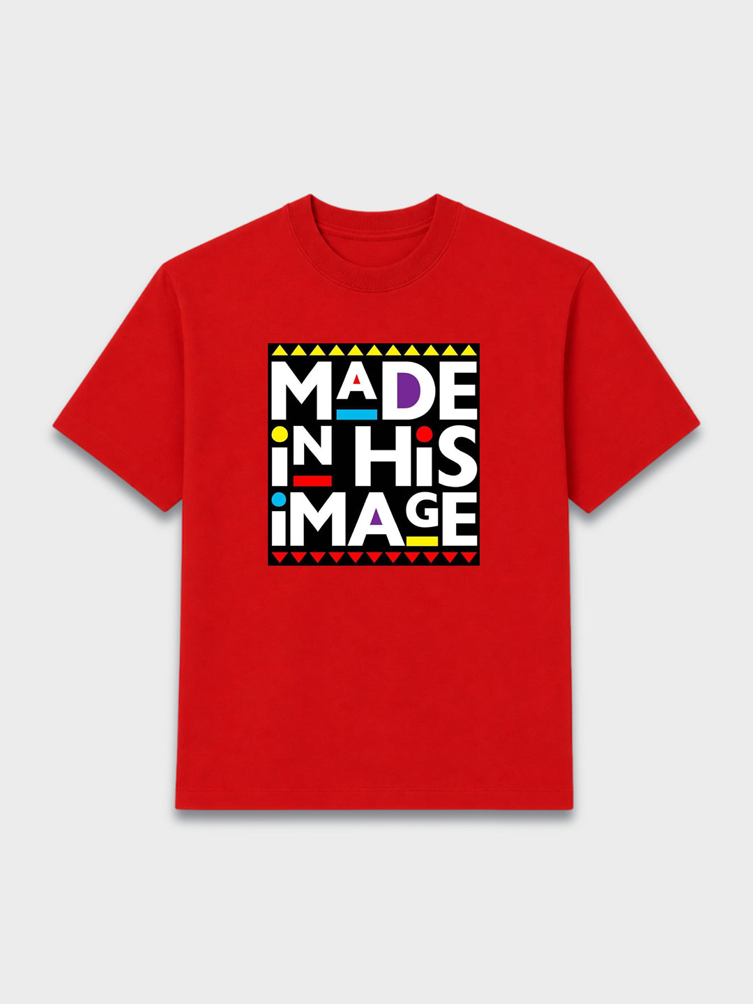 MADE IN HIS IMAGE™ (Red) Tee – The Good Fruit Gift Shop