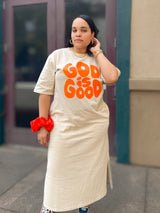 God Is Good T-shirt Dress