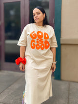 God Is Good T-shirt Dress