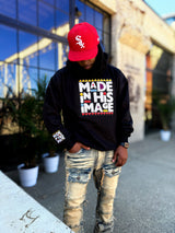 Made In His Image Unisex Hoodie (Black)