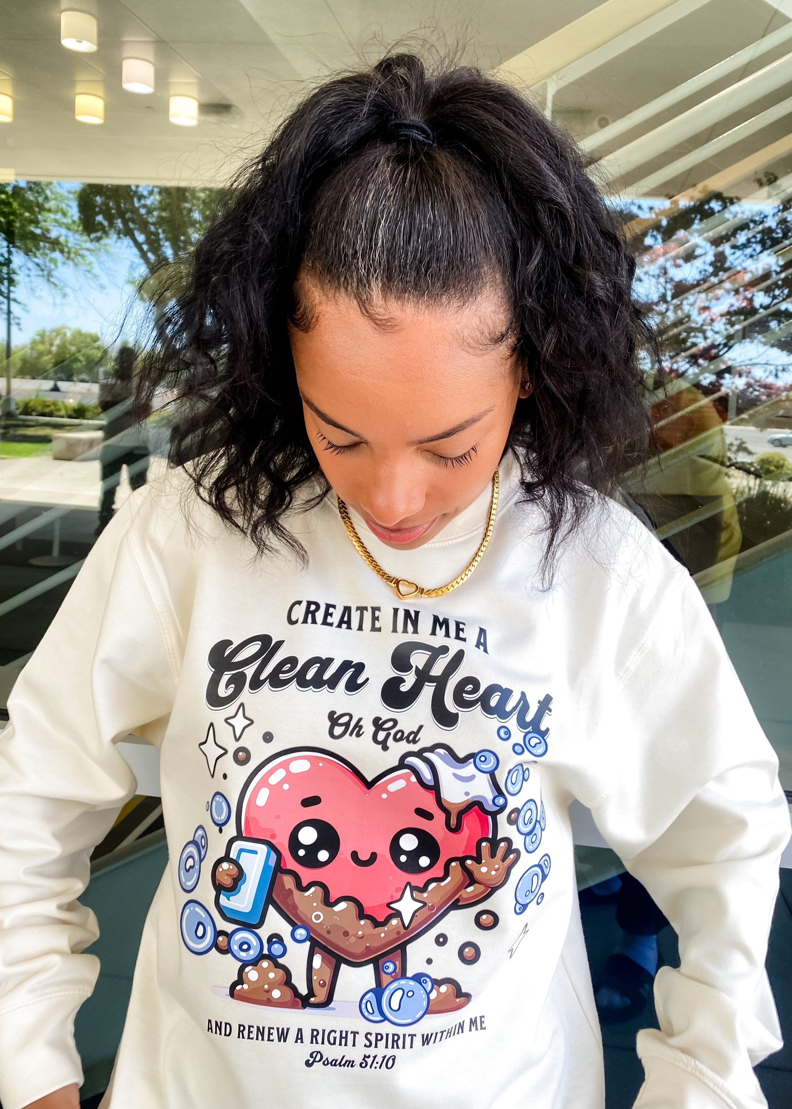 Clean Heart Unisex Crewneck