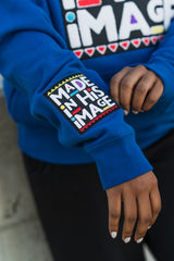 Made In His Image Unisex Hoodie (Blue)