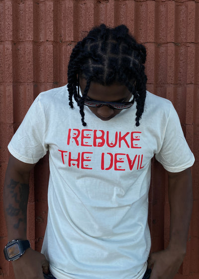 Rebuke The Devil Adult T-Shirt