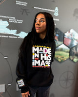 Made In His Image Unisex Hoodie (Black)