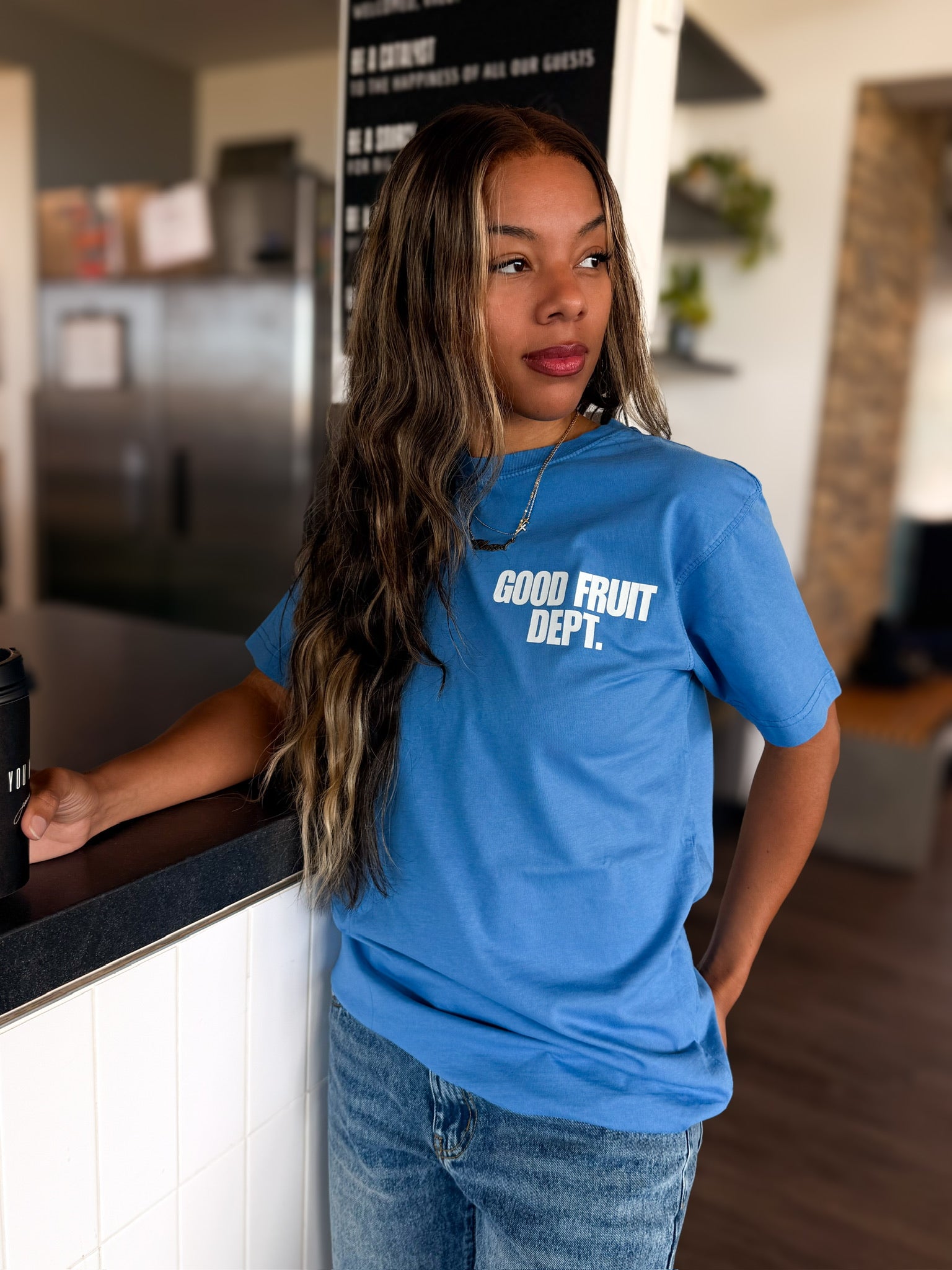 GOOD FRUIT DEPT. Tee (Blue)