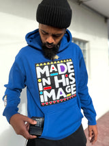 Made In His Image Unisex Hoodie (Blue)