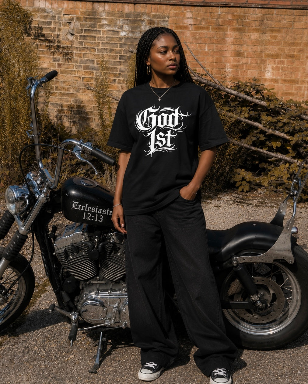 God 1st (Black) Tee