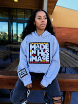 Made In His Image Unisex Hoodie (Gray)
