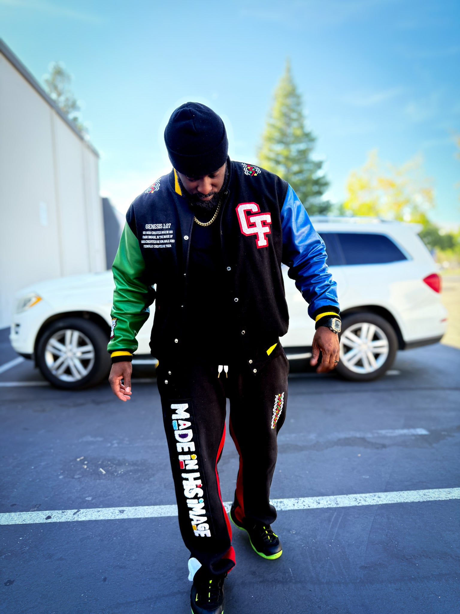 Made In His Image Letterman Jacket | PREORDER
