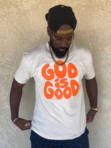 God Is Good Adult T-Shirt (Cream)