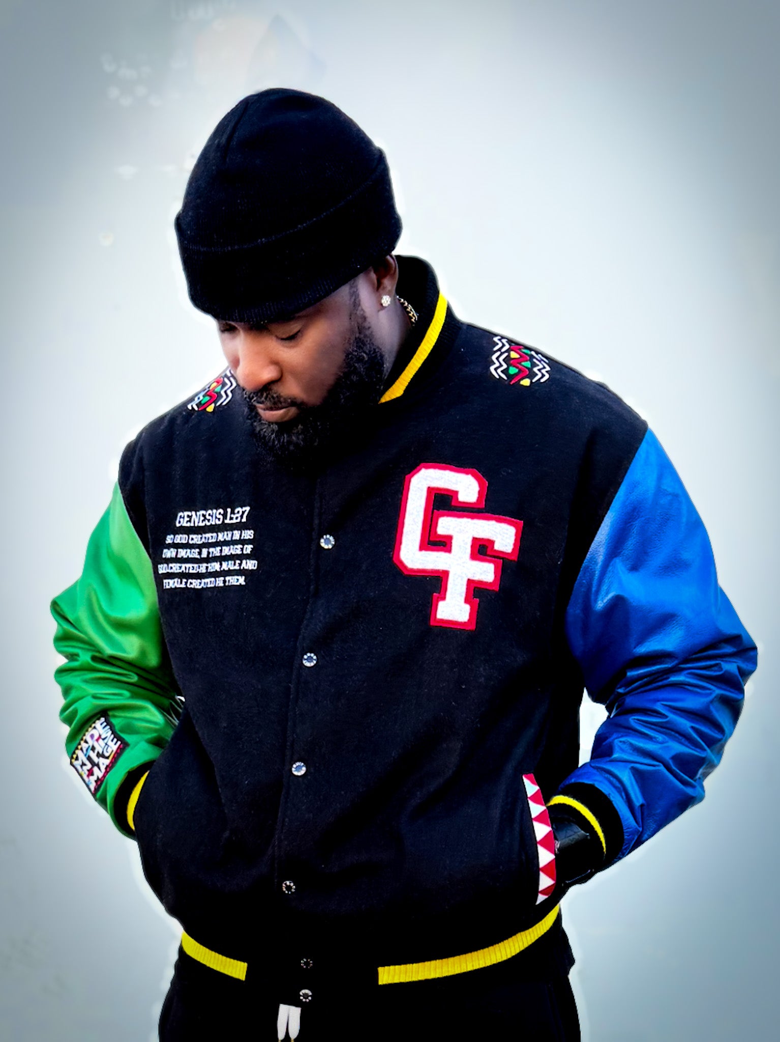 Made In His Image Letterman Jacket | PREORDER