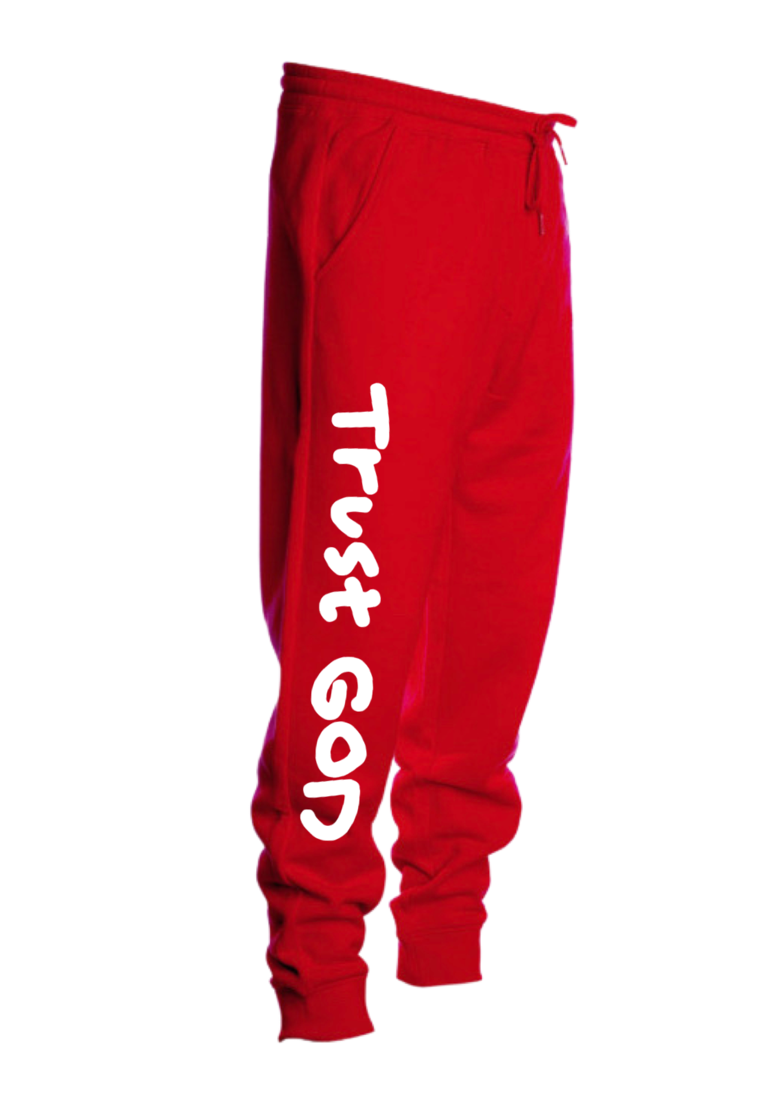 Trust God Unisex Sweatpant (Red)