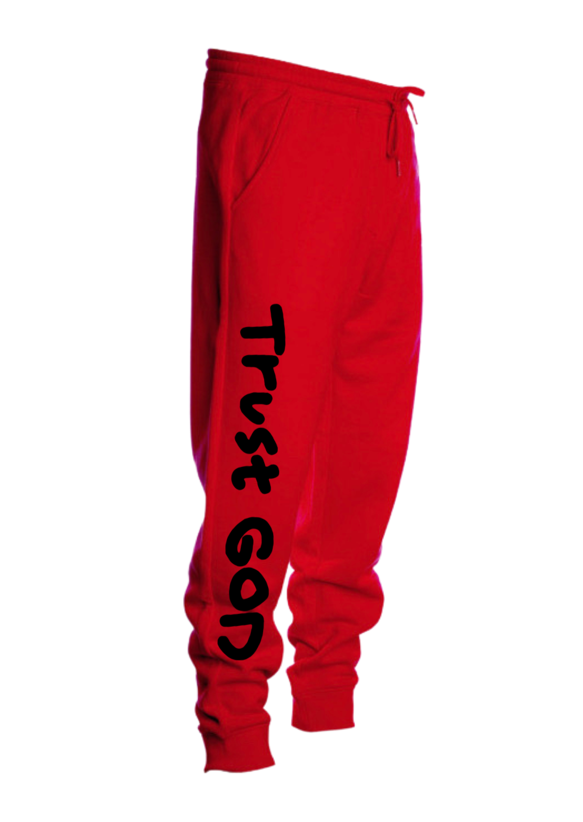 Trust God Unisex Sweatpant (Red)