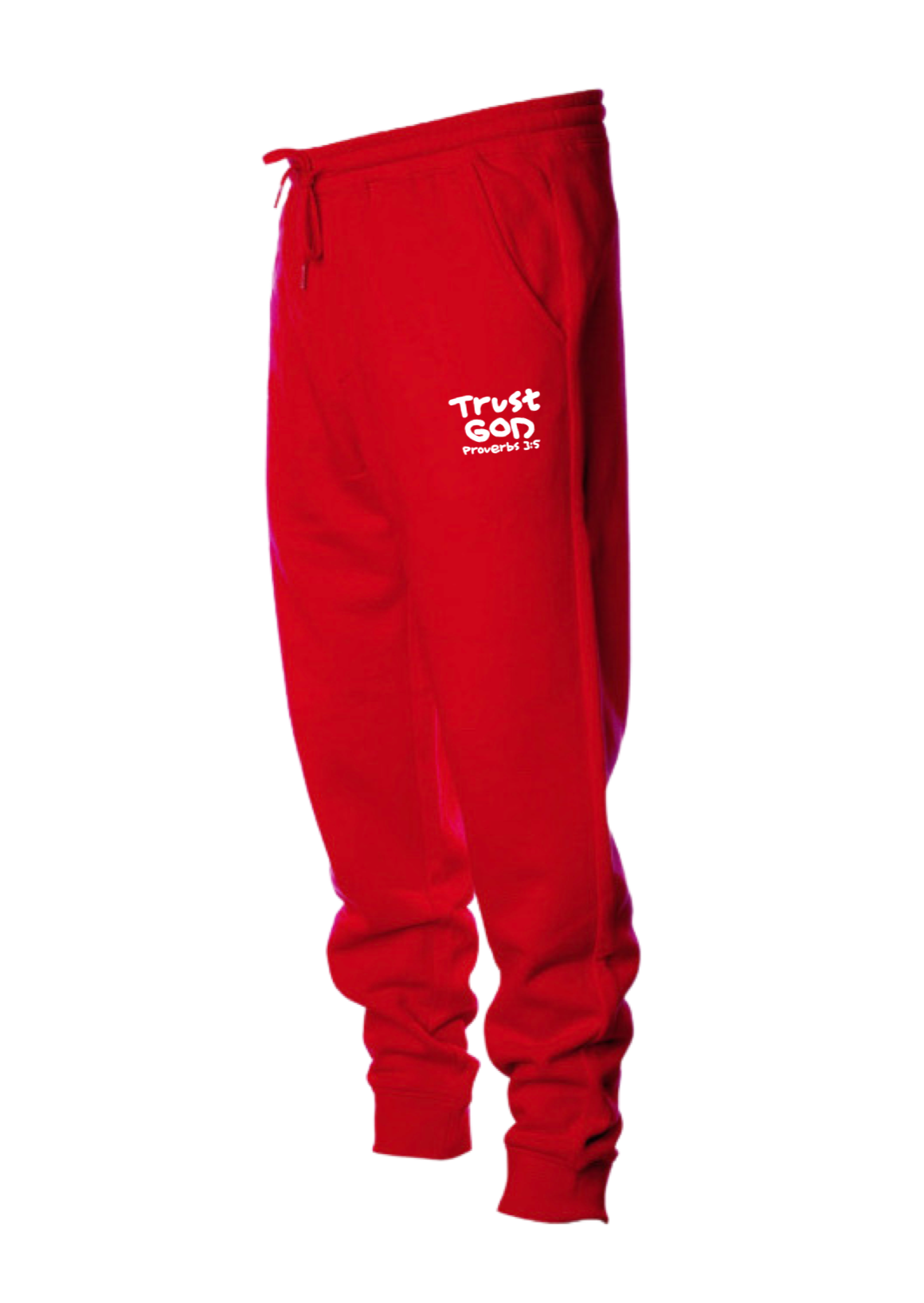 Trust God Unisex Sweatpant (Red)