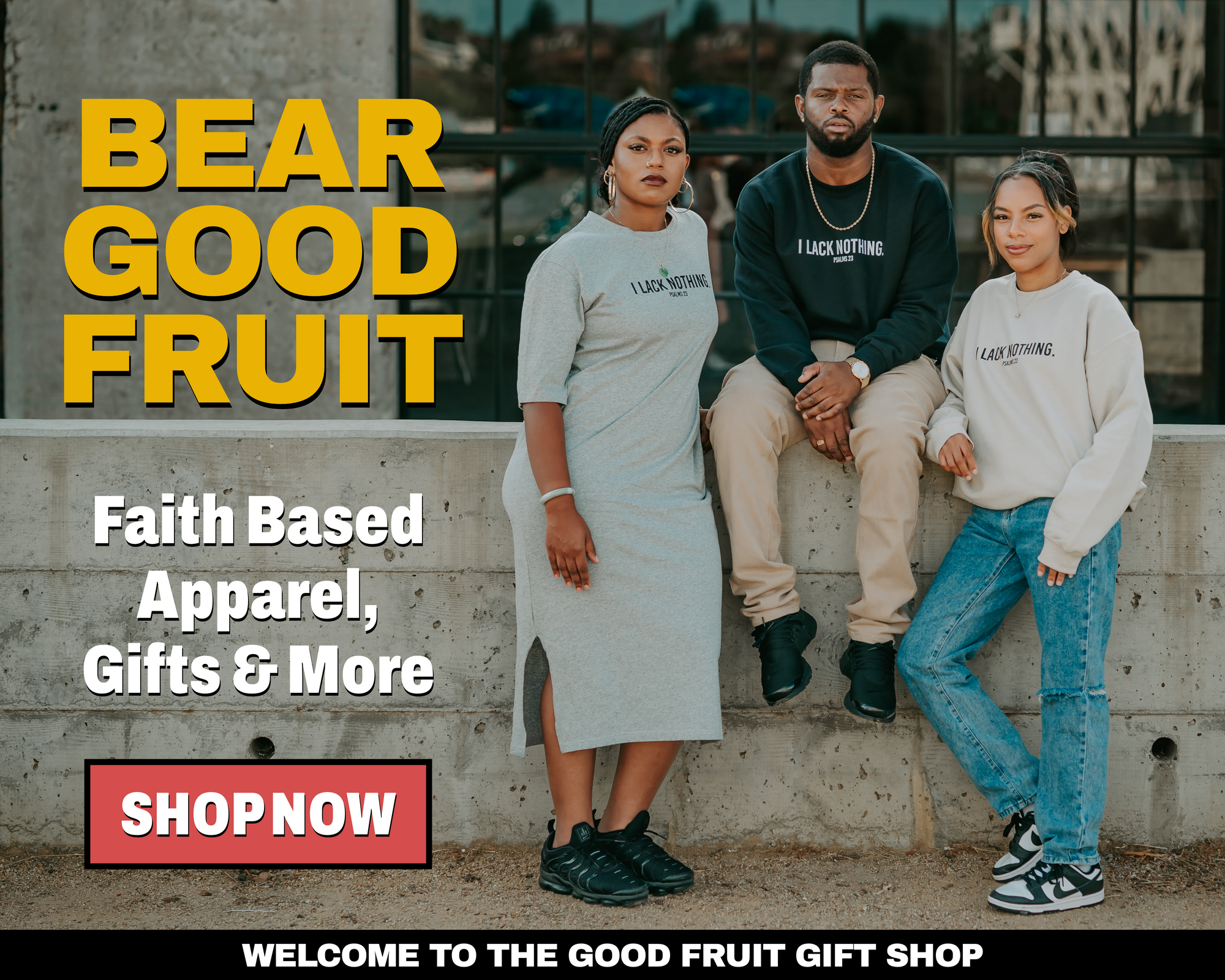 The Good Fruit Gift Shop the home for Faith Based Apparel