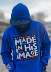 Made In His Image Unisex Hoodie (Blue)