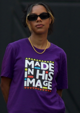 Made In His Image Adult T-shirt