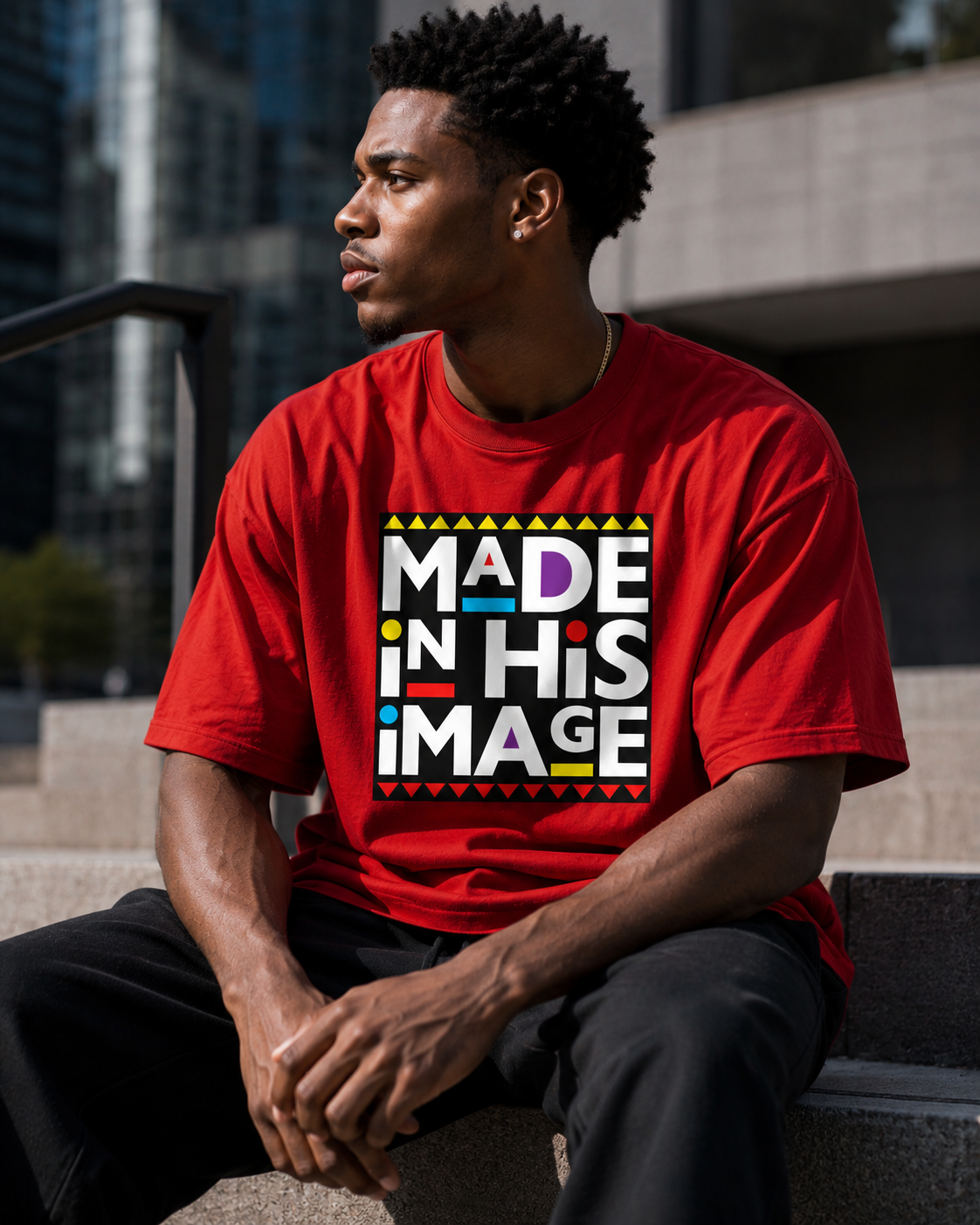 MADE IN HIS IMAGE™ (Red) Tee