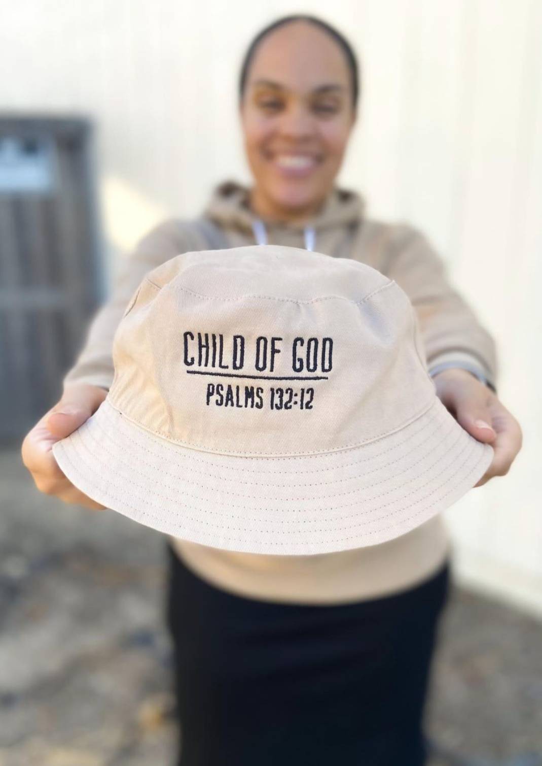 Child of God Reversible Bucket Hat (Sand)