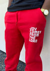 Joy Unisex Sweatpant (Red)