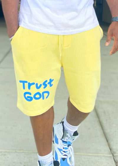 Godly Logo Print Shorts Storm Grey – Godly.The.Brand