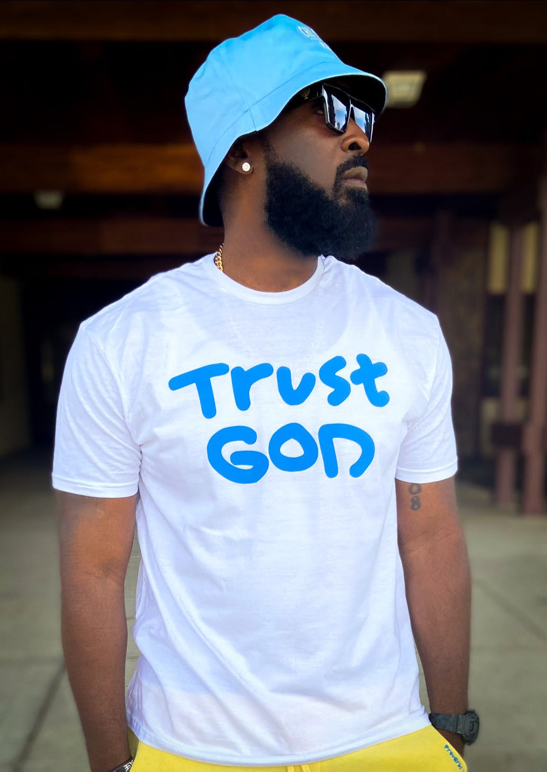 Trust God Adult T-Shirt