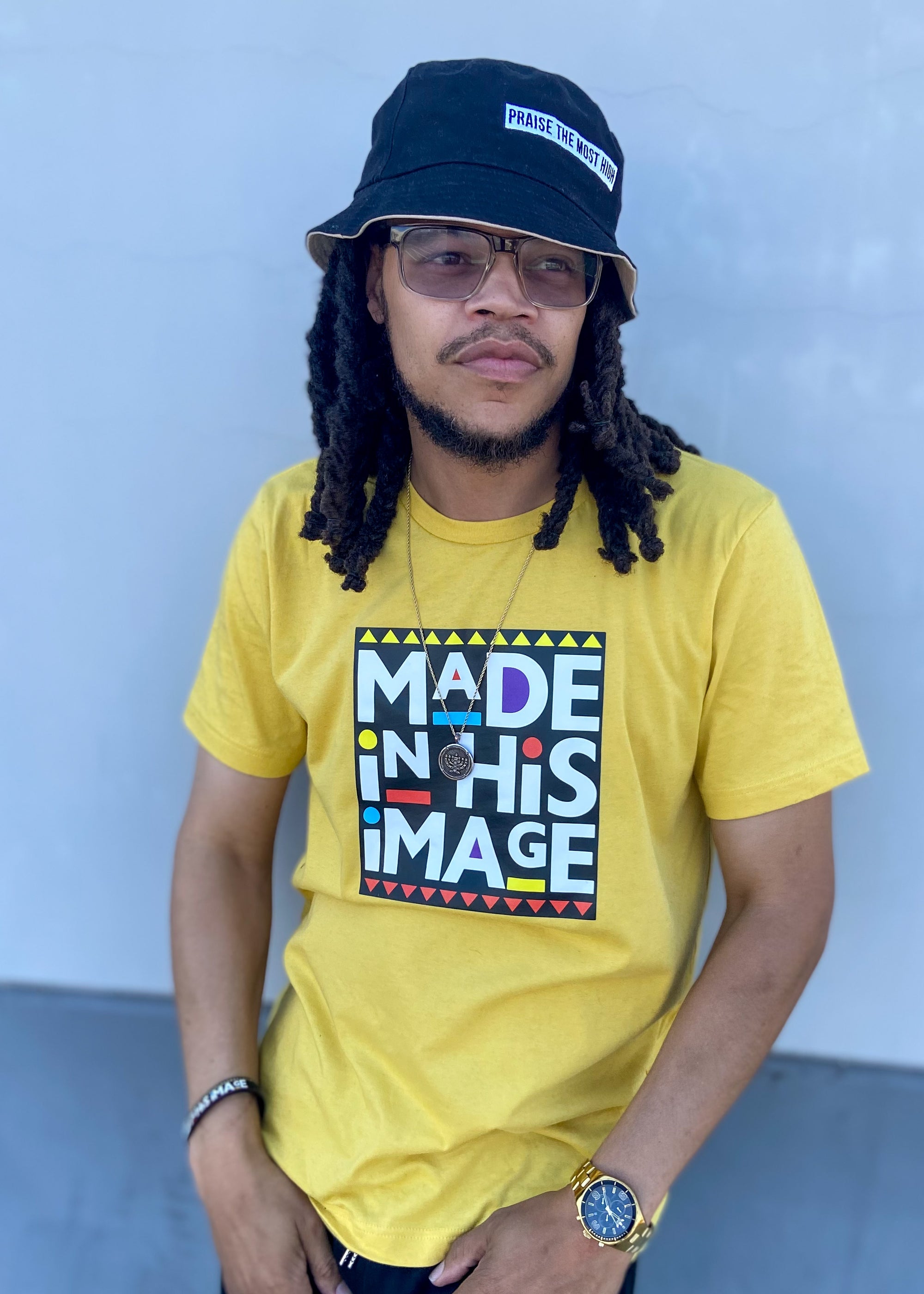 Made In His Image Adult T-shirt