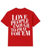 Love People (Red) Tee