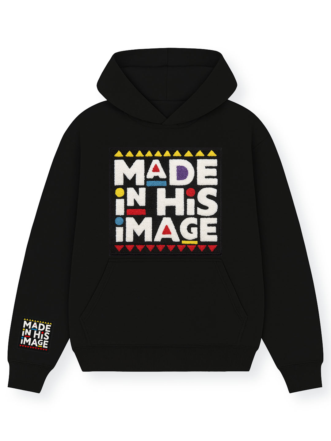 Made In His Image Unisex Hoodie (Black)