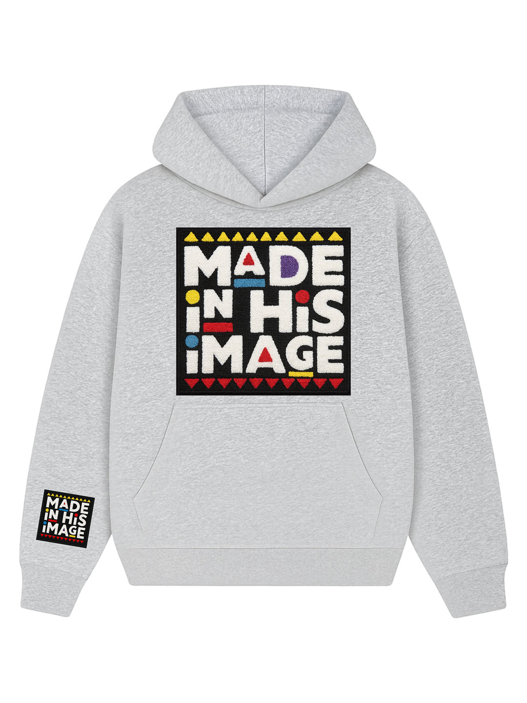 Made In His Image Unisex Hoodie (Gray)