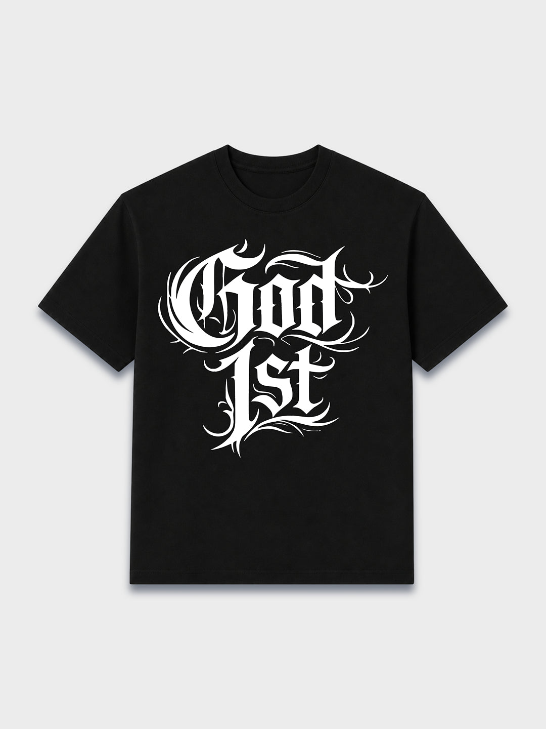God 1st (Black) Tee