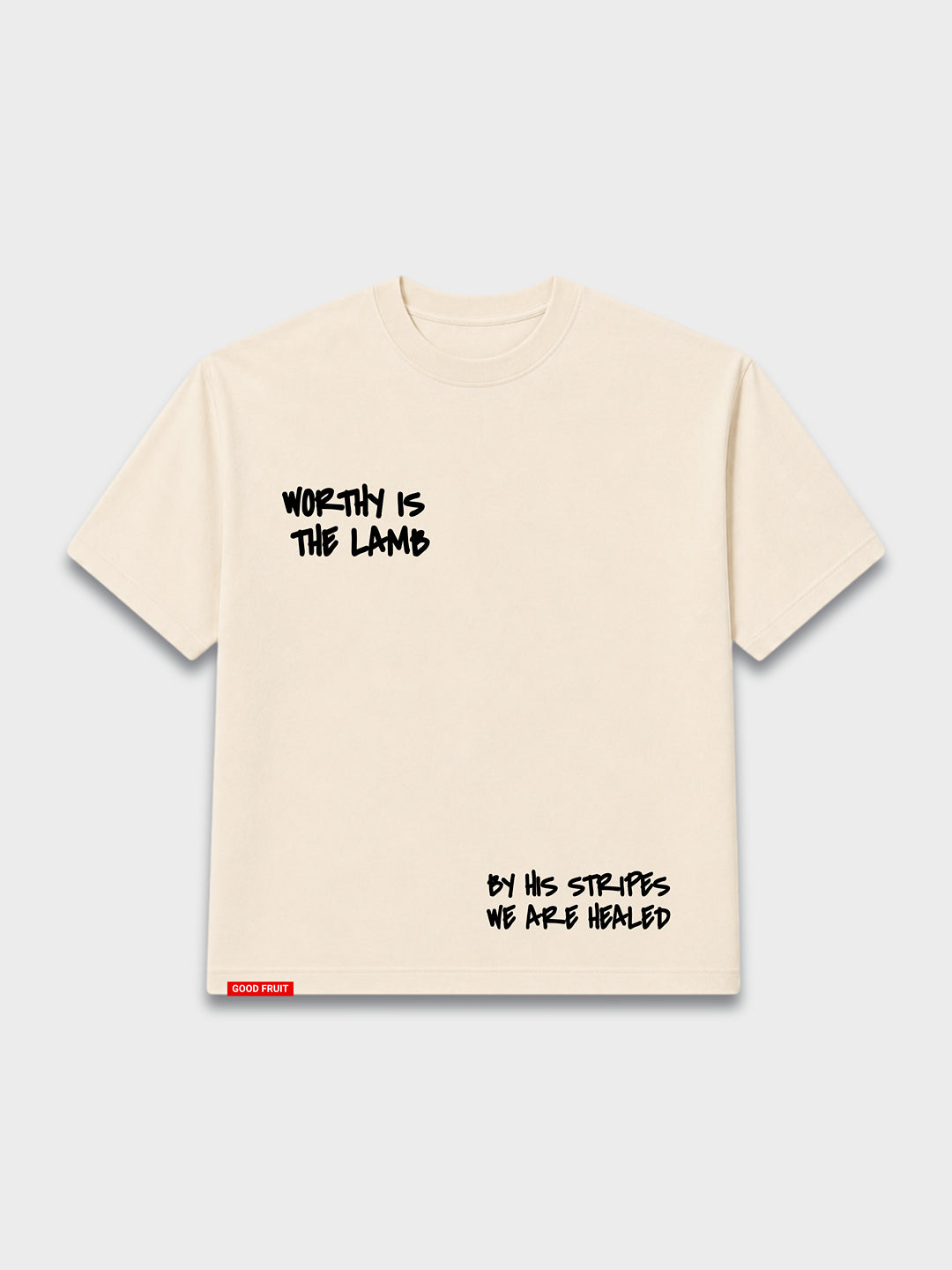 Worthy Is The Lamb (Cream) Tee