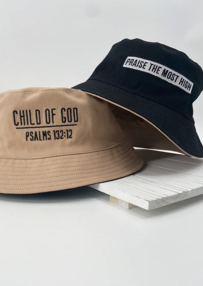 Child of God Reversible Bucket Hat (Sand)
