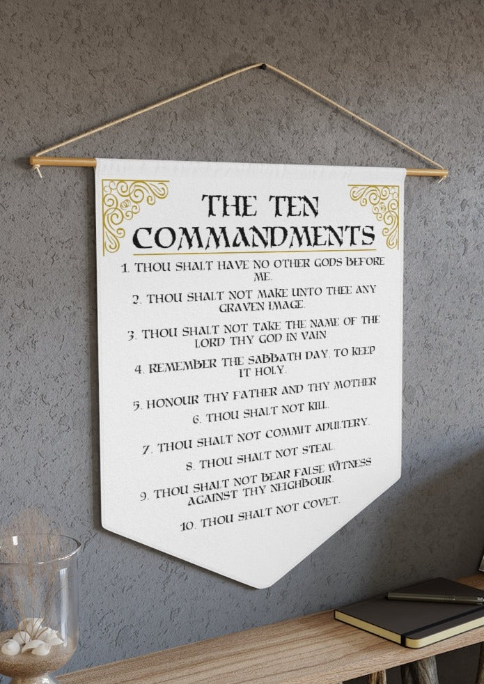 Ten Commandments Banner