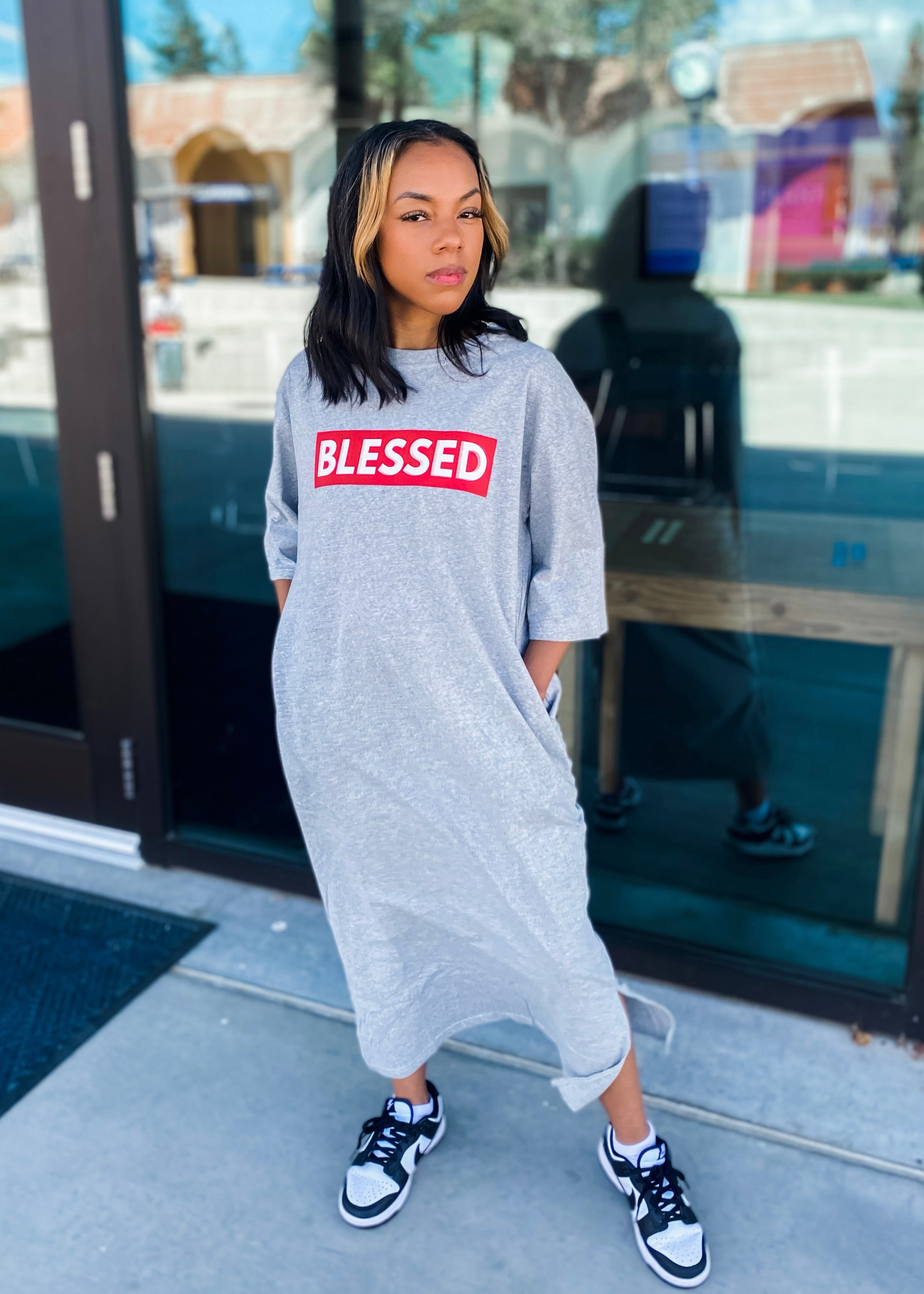 BLESSED T-Shirt Dress