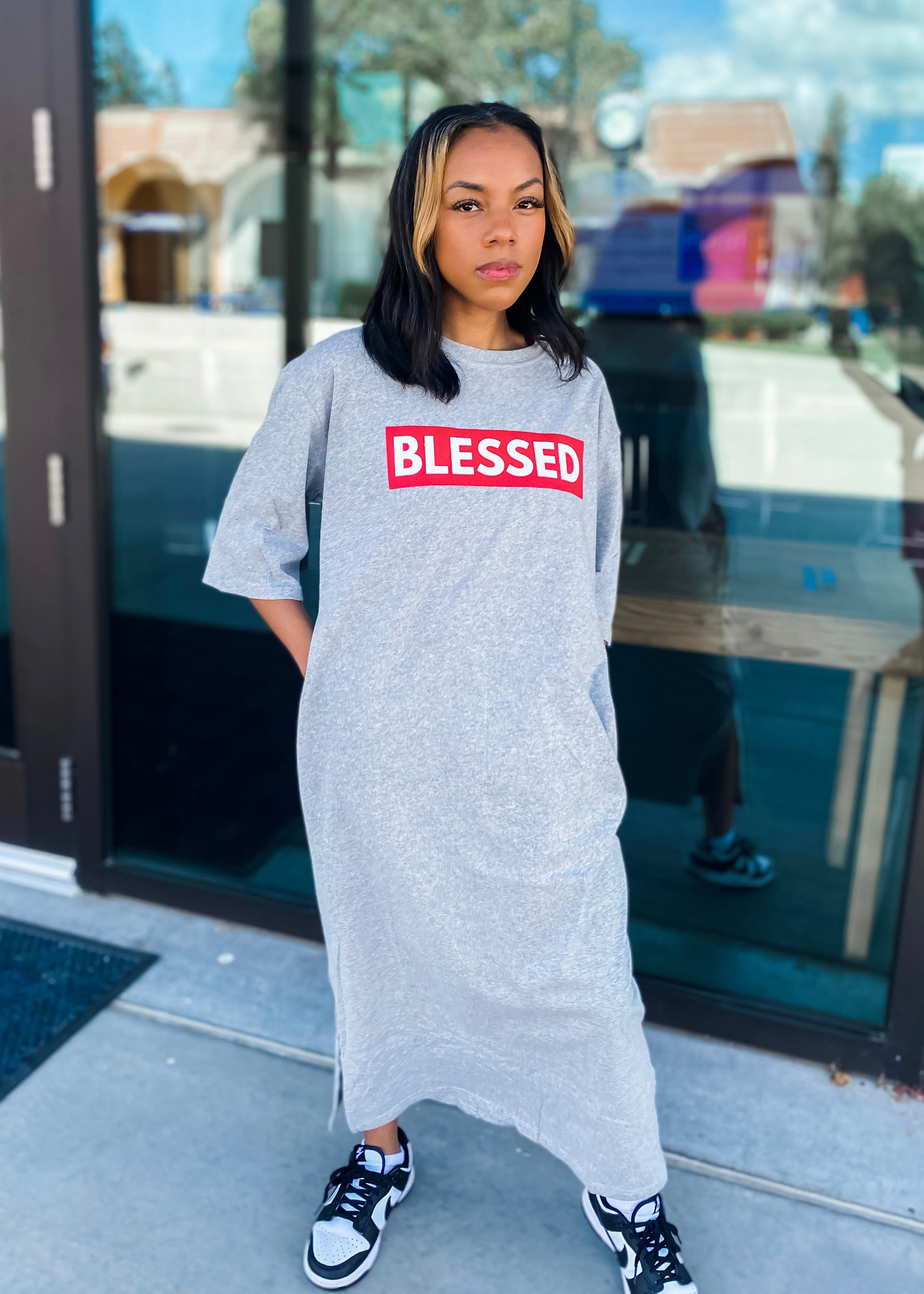 BLESSED T-Shirt Dress